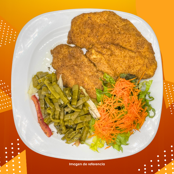 MENU MILANESA DE POLLO