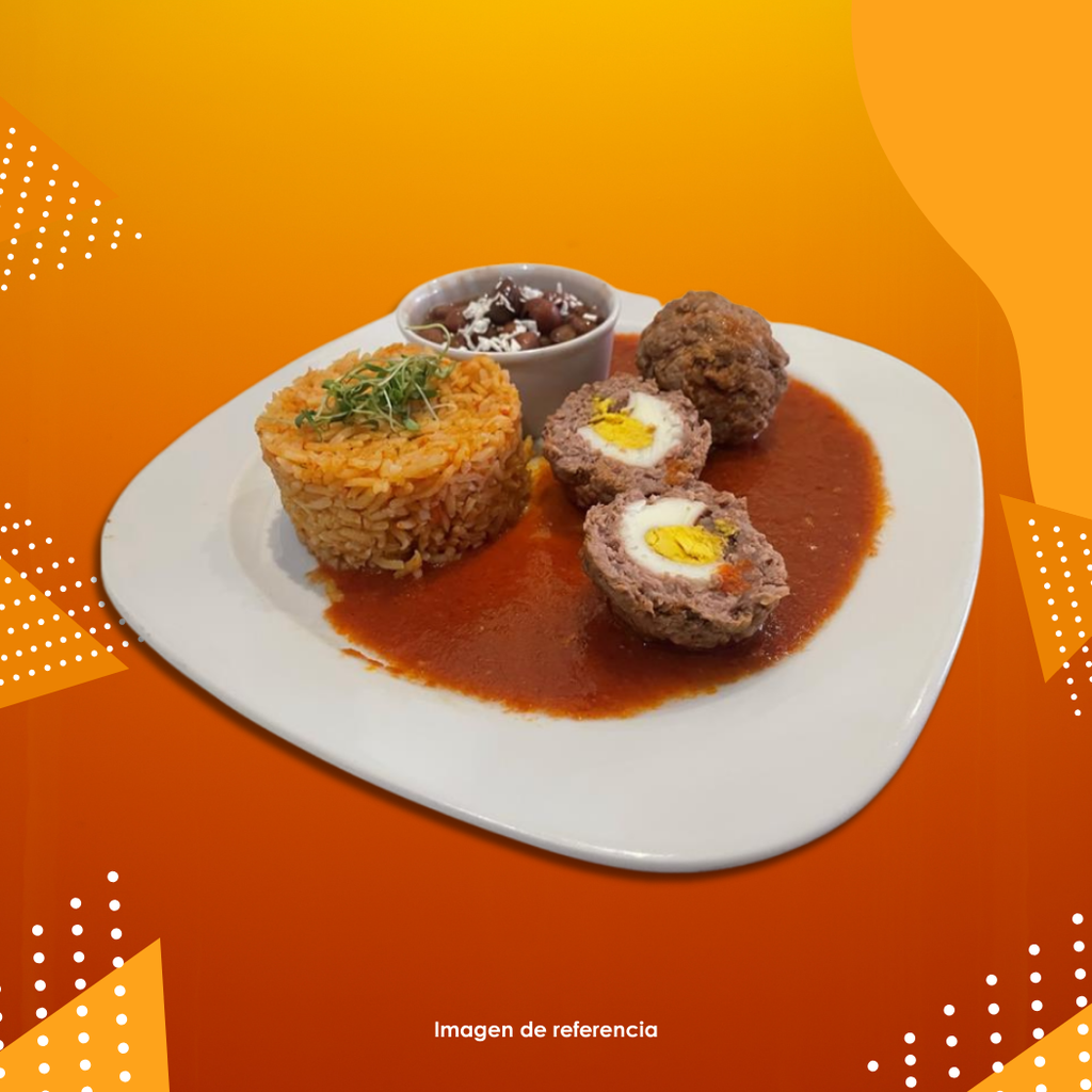 MENU ALBONDIGAS EN SALSA DE CHIPOTLE