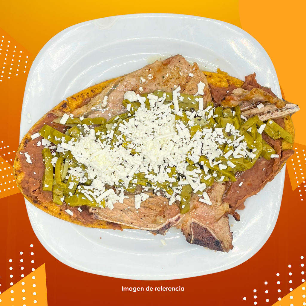 MENU HUARACHE DE COSTILLA DE RES