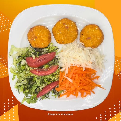 MENU TORTAS DE PAPA JAMON Y QUESO