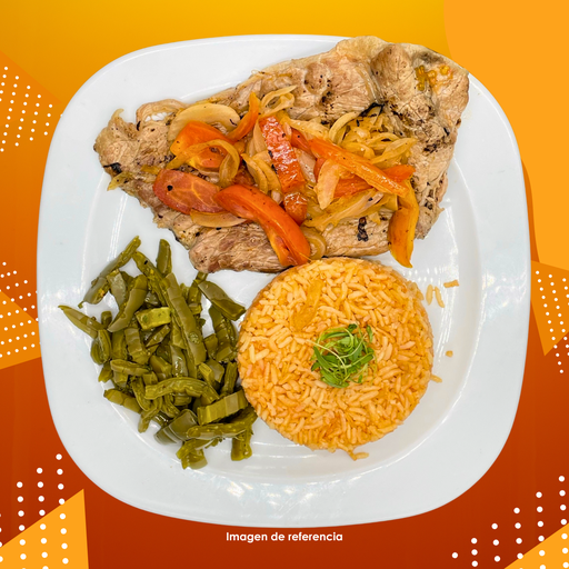 MENU BISTEC A LA MEXICANA