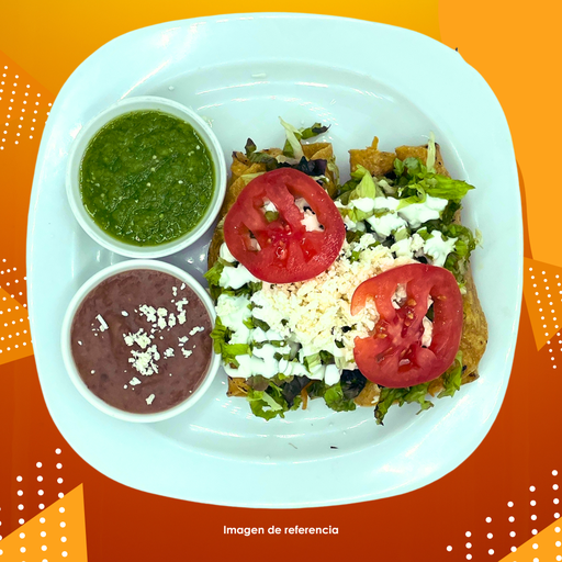 MENU A LA CARTA TACOS DORADOS DE POLLO