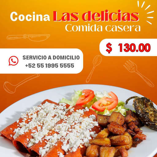 MENU LONGANIZA EN SALSA VERDE CON PAPAS